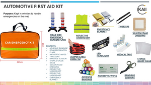 Customized First Aid Kit - Car Emergency First Aid Kit