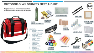 Customized First Aid Kit - Outdoor And Wilderness First Aid Kit