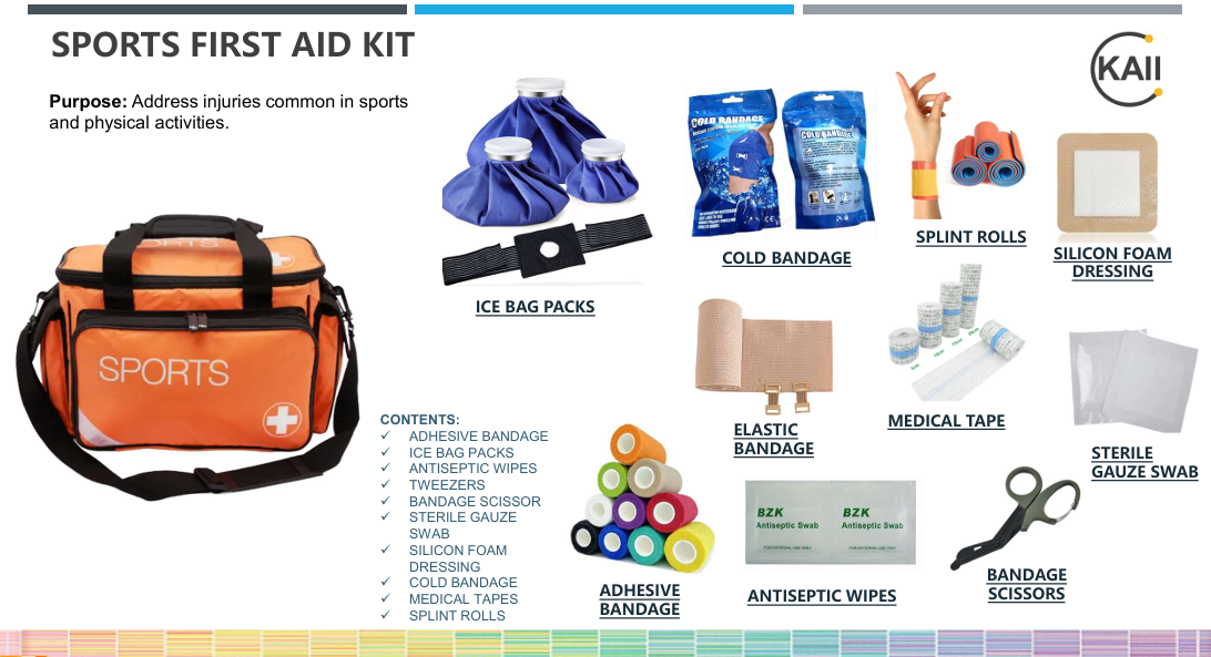 Sports first aid kit